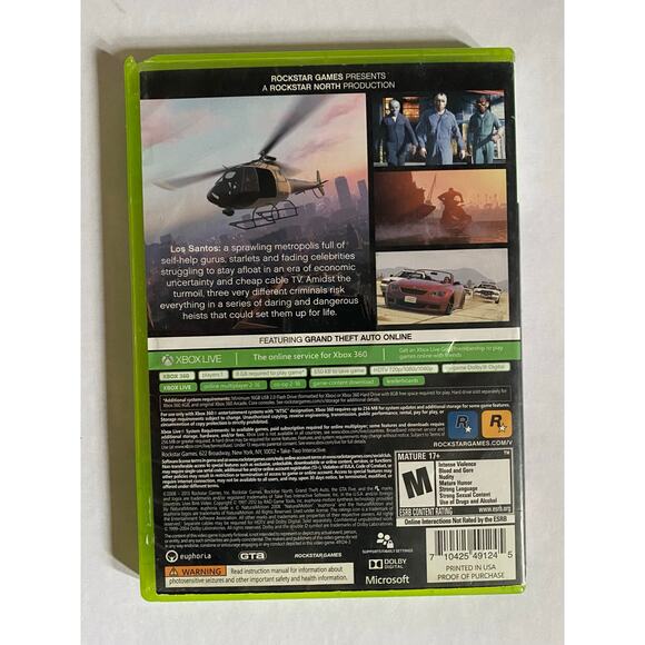 Xbox 360 Grand Theft Auto V - Picture 2 of 4